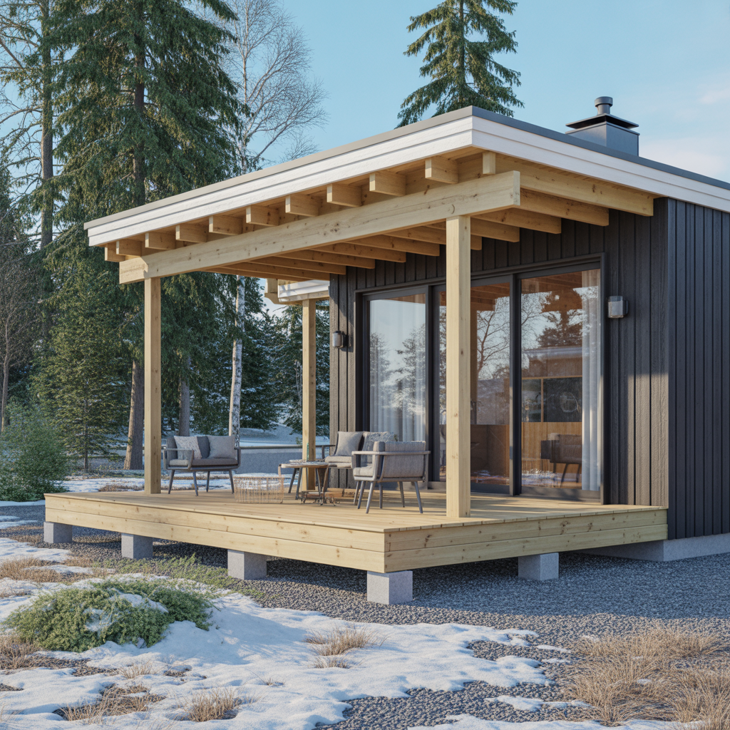 12.Hur bygger du en tradackad uteplats som klarar nordiskt klimat