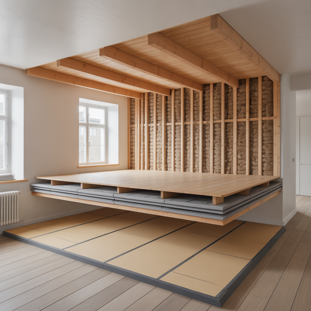 ljudisolering av mellanbjalklag i tra praktisk guide