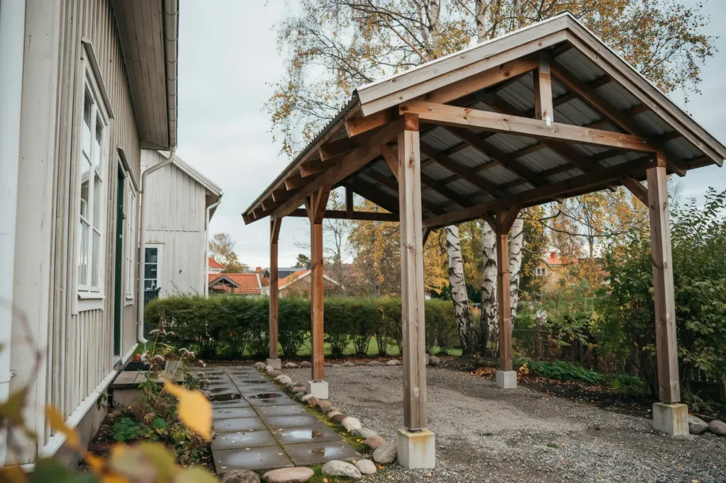 bygga carport med r tt grund och taklutning praktiska r d f r en h llbar l sning hemma
