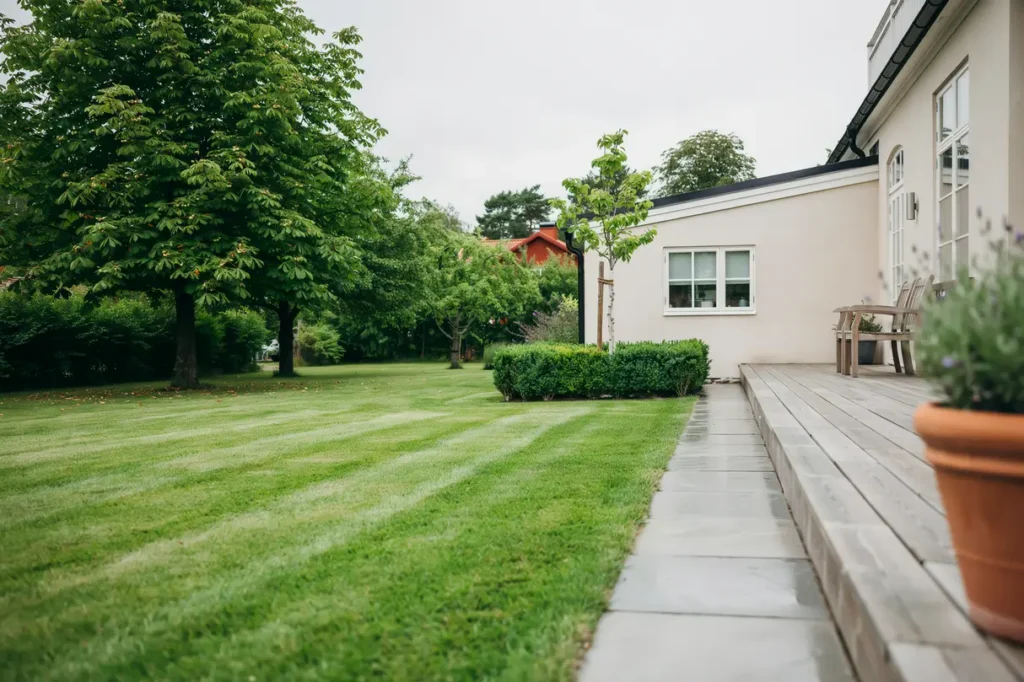 gr sklippning och kanttrim i villatr dg rd i husie oxie