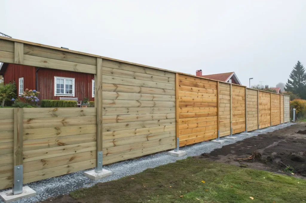 s bygger du ett h llbart staket mot tomtgr nsen materialval grundl ggning och vanliga misstag