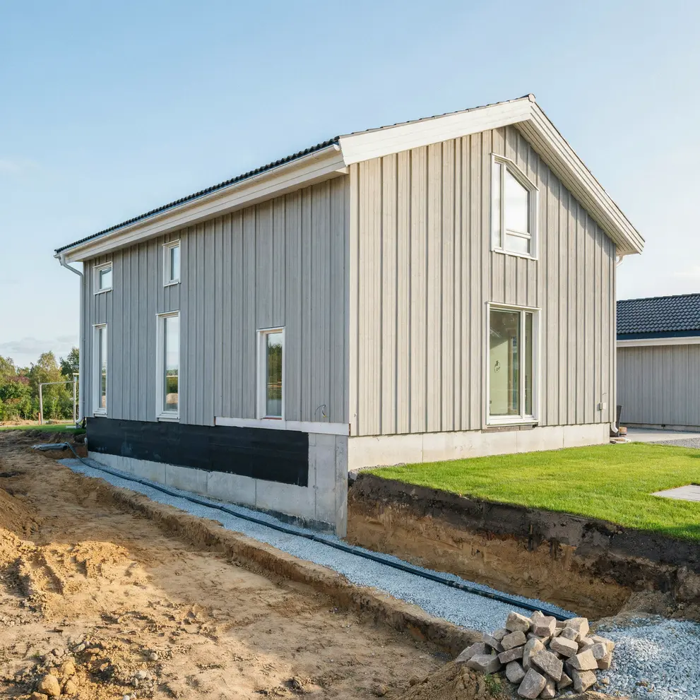 renovera kallare dranera husgrund oxie malmo skane